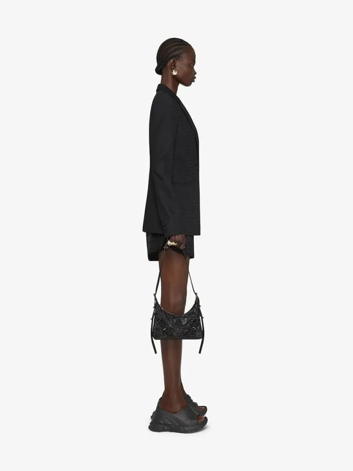 Women Pants and Shorts Givenchy Shorts With Zips In 4G Jacquard Black