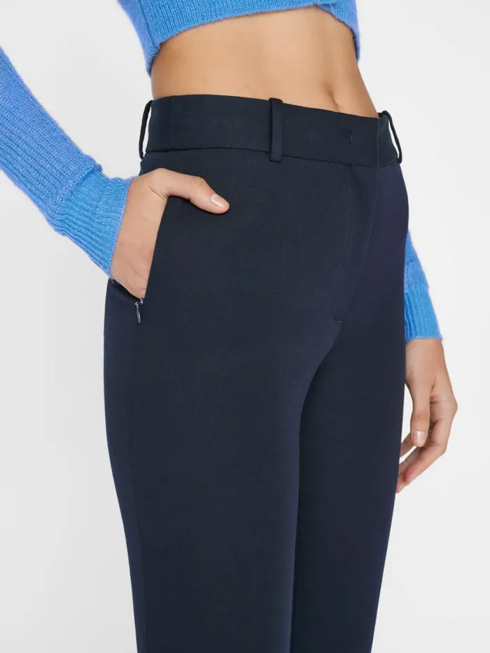 Women Pants FRAME Le High Flare Trouser 8212 Navy