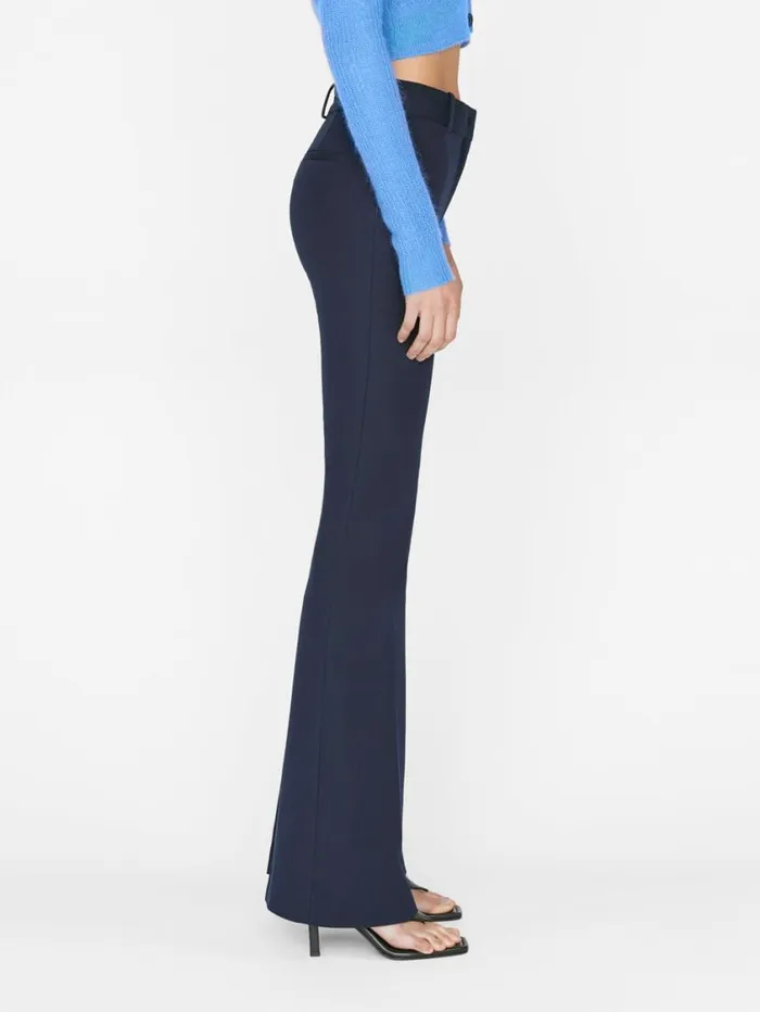Women Pants FRAME Le High Flare Trouser 8212 Navy