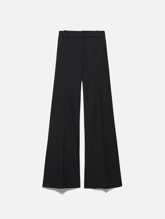 Women Pants FRAME Le Palazzo Trouser 8212 Noir