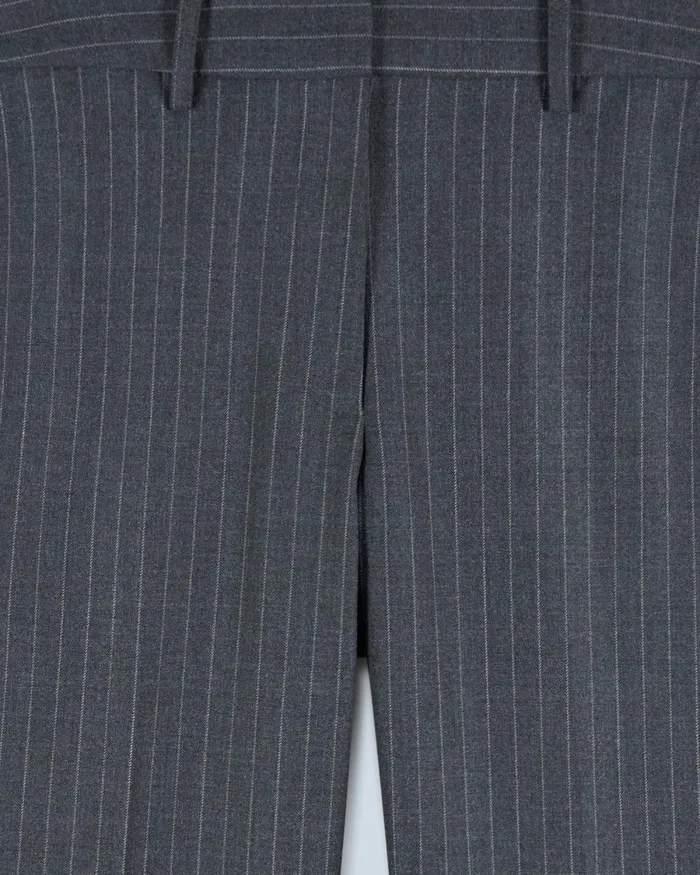 Women Pants From Future Wide Tailoring Trousers Rayures Gris