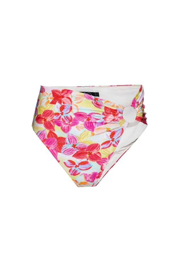 Women PatBO Bikinis Hydra MidRise Bikini Bottom FINAL SALE Pink Multi Women PatBO Bikinis Hydra MidRise Bikini Bottom FINAL SALE Pink Multi