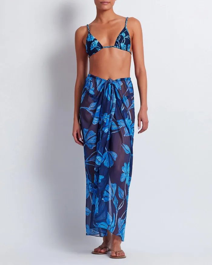 Women PatBO Bikinis Nightflower Braided Bikini Top FINAL SALE Indigo Women PatBO Bikinis Nightflower Braided Bikini Top FINAL SALE Indigo