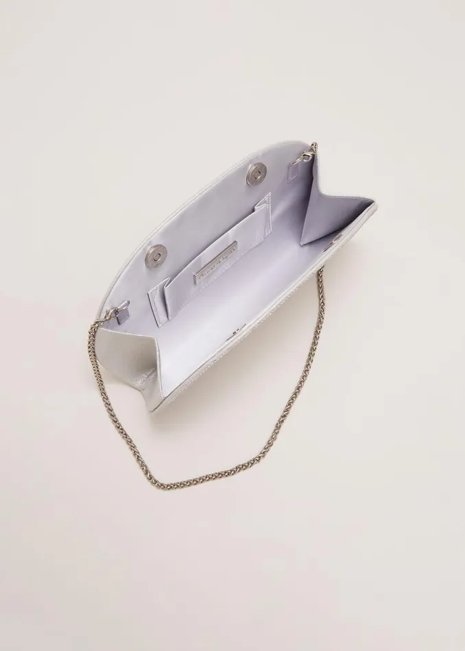 Women Phase Eight Bags and Clutches Embellished Semi Circle Bag