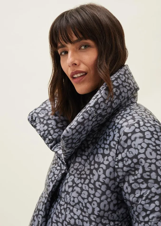 Women Phase Eight Coats Anny Animal Print Puffer Coat