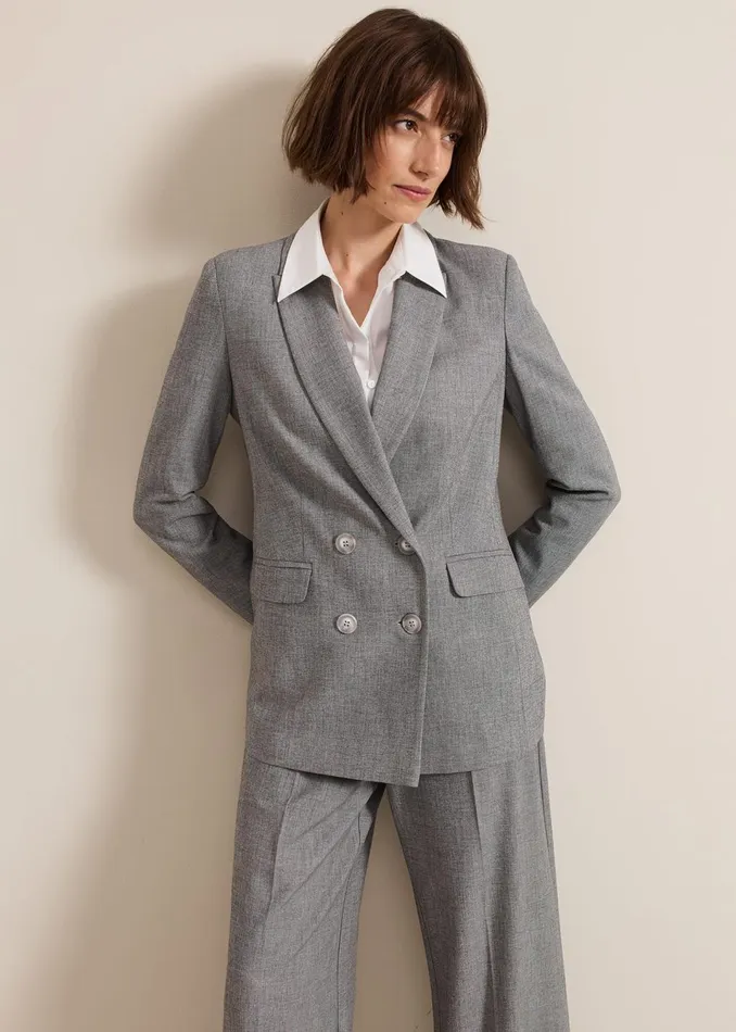 Women Phase Eight Coats Dilly Grey Blazer