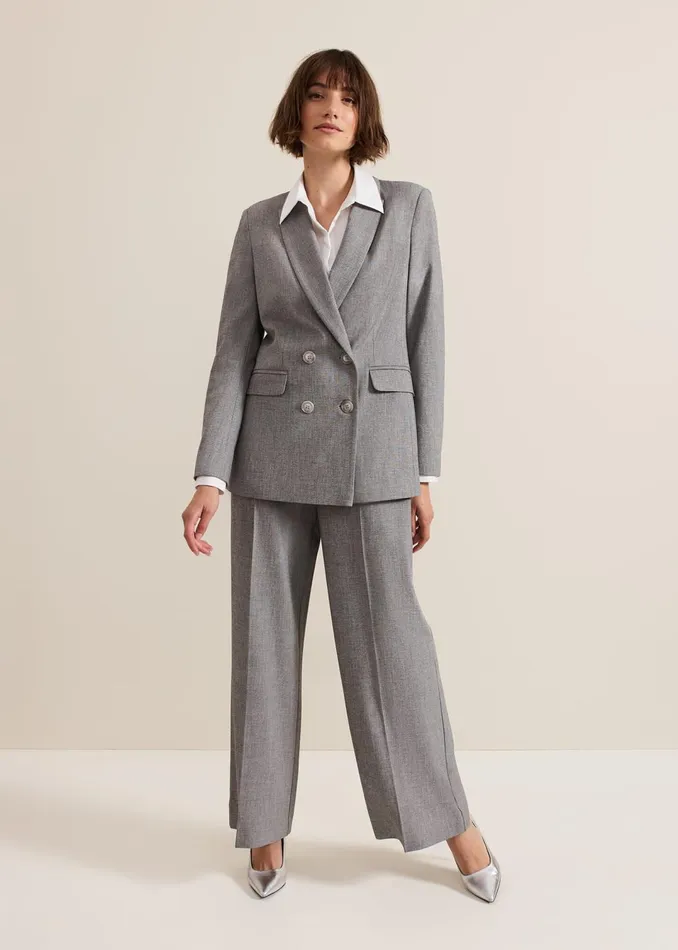 Women Phase Eight Coats Dilly Grey Blazer