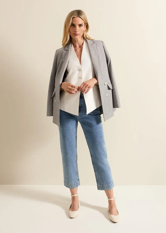 Women Phase Eight Coats Dilly Grey Blazer