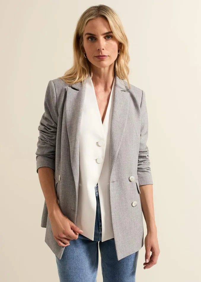 Women Phase Eight Coats Dilly Grey Blazer
