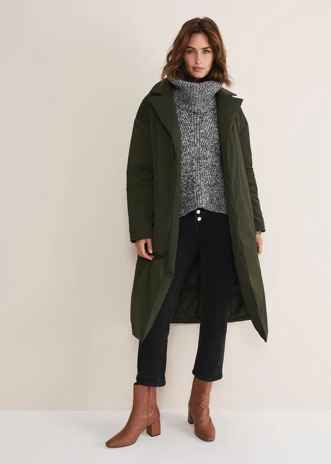 Women Phase Eight Coats Erin Long Puffer Coat