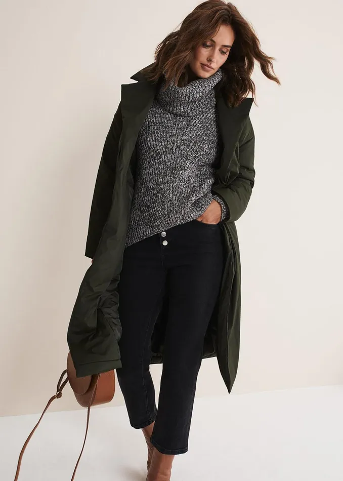 Women Phase Eight Coats Erin Long Puffer Coat