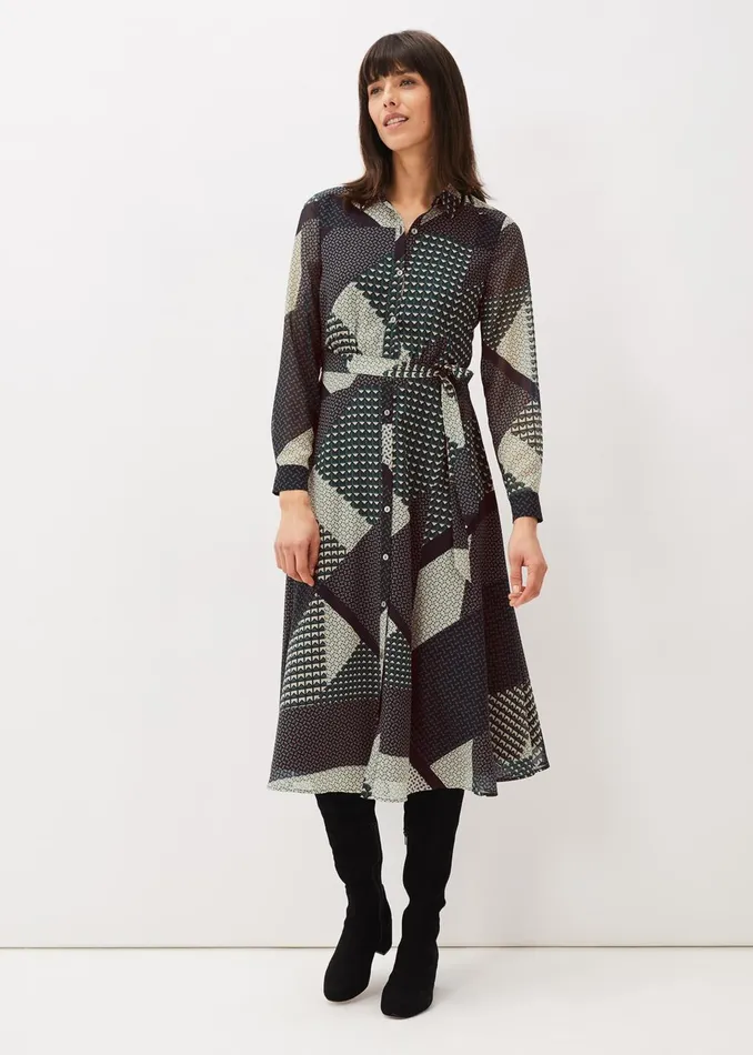 Women Phase Eight Dresses Alaina Print Shirt Dress