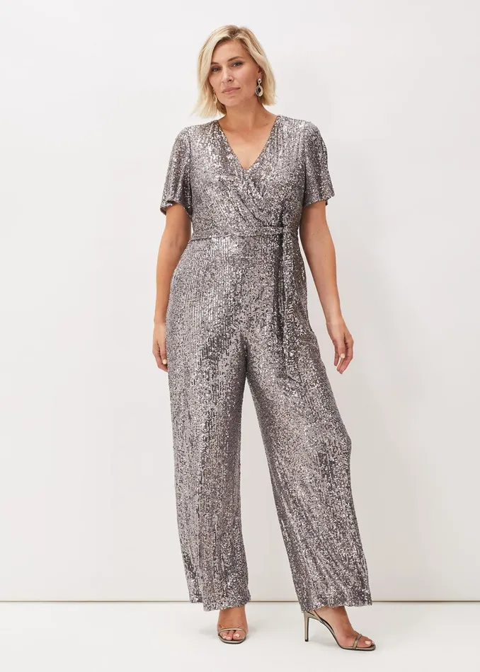 Women Phase Eight Dresses Allesandra Sequin Jumpsuit