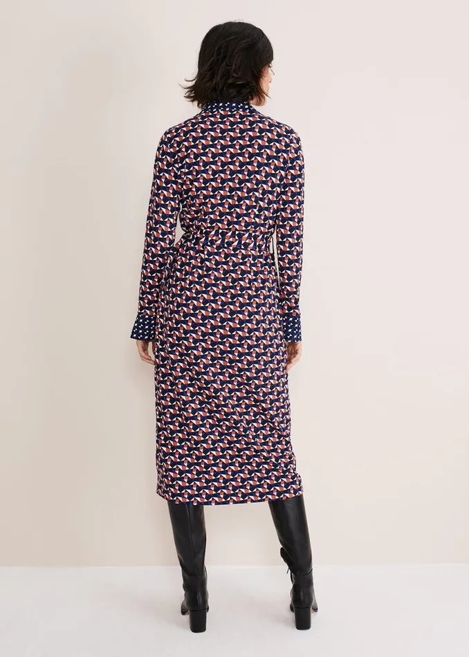 Women Phase Eight Dresses Amel Geo Fitted Jersey Dress