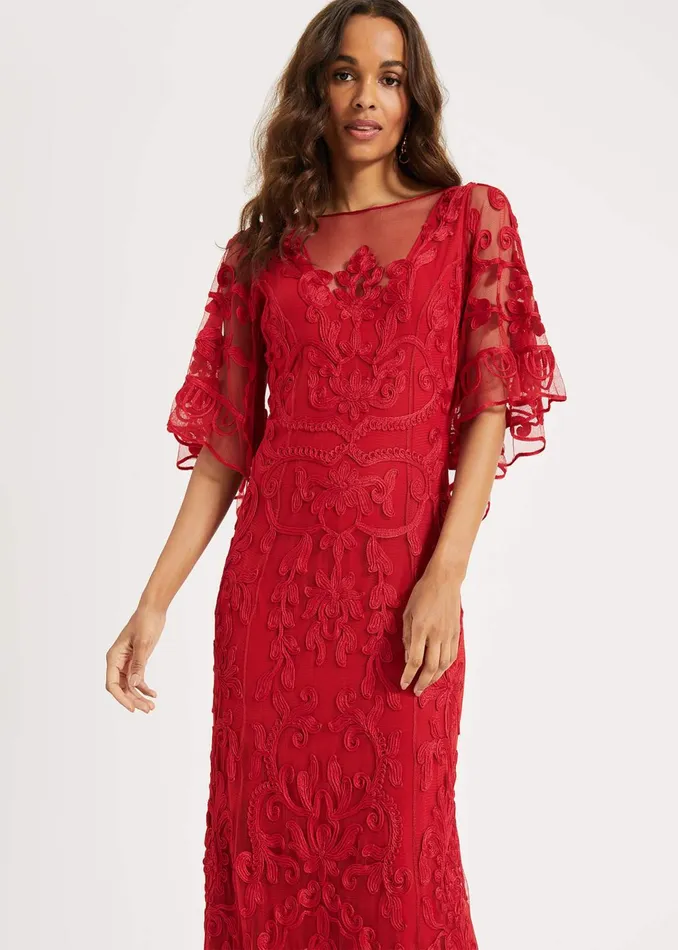 Women Phase Eight Dresses Aviana Tapework Lace Maxi Dress