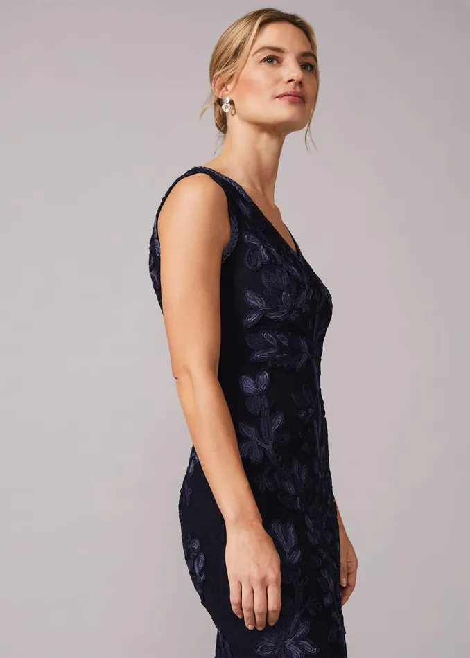 Women Phase Eight Dresses Blanca Tapework Lace Fitted Dress