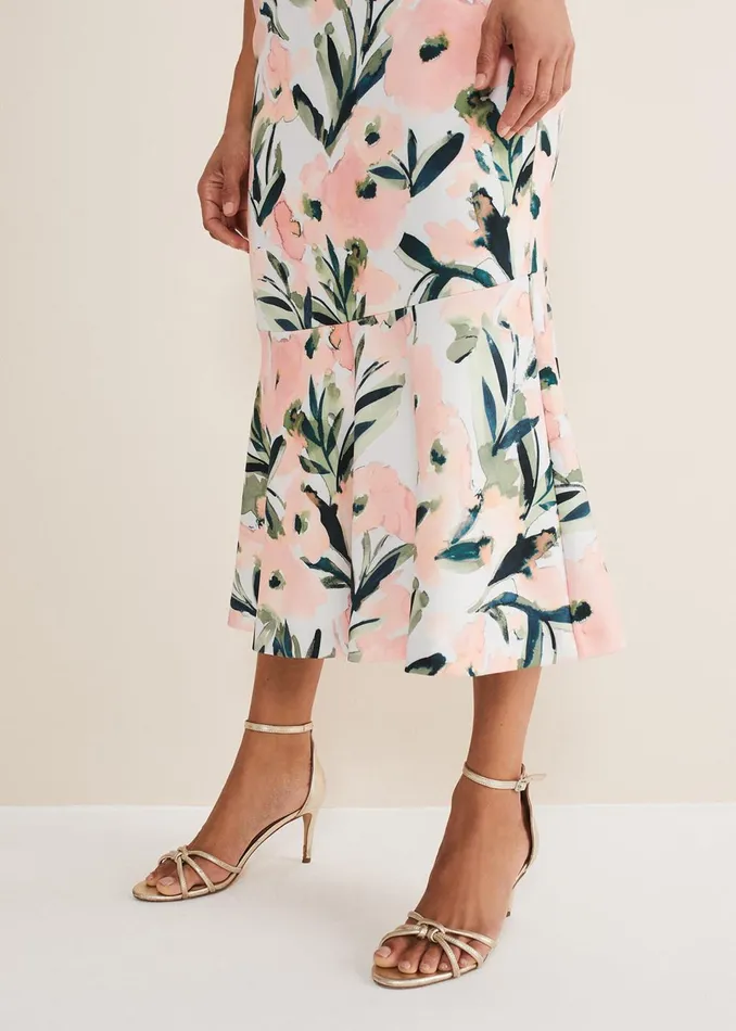 Women Phase Eight Dresses Braelyn Peplum Scuba Dress