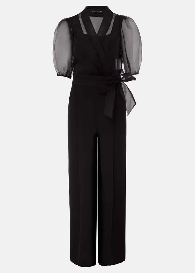 Women Phase Eight Dresses Brontie Puff Sleeve Wide Leg Jumpsuit
