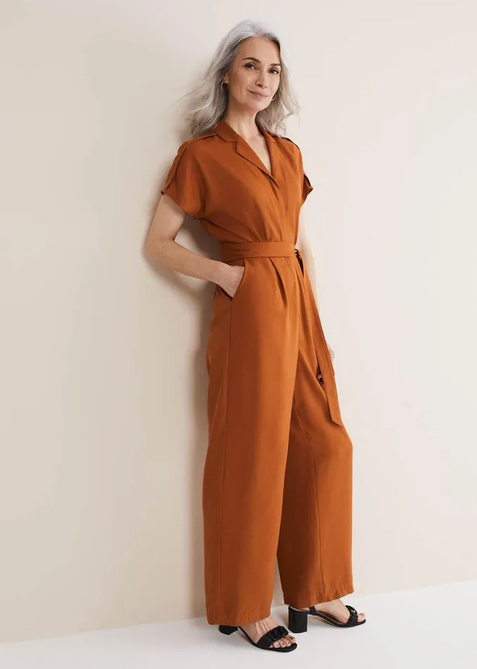 Women Phase Eight Dresses Cora Belted Jumpsuit