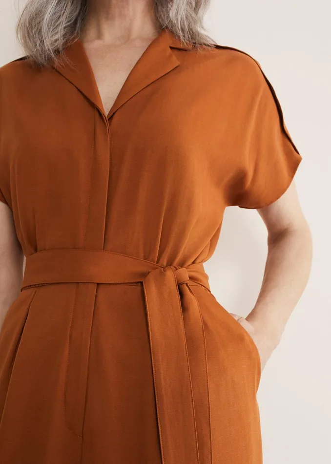 Women Phase Eight Dresses Cora Belted Jumpsuit