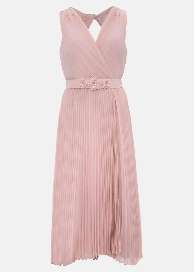 Women Phase Eight Dresses Cressida Pleated Midi Dress