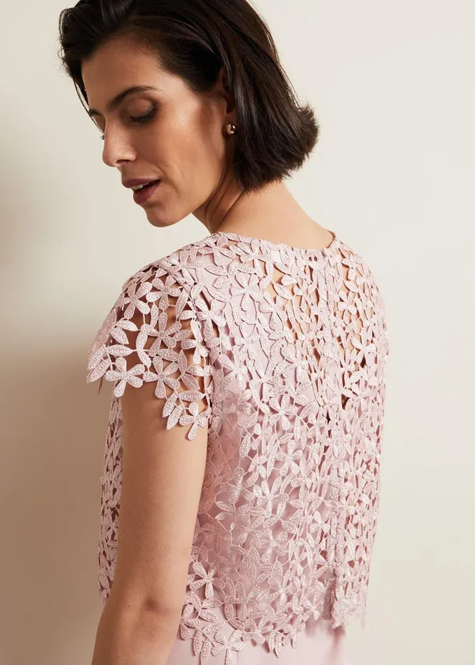 Women Phase Eight Dresses Daisy Lace Midi Dress