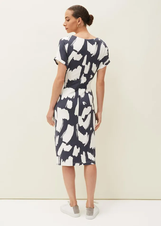 Women Phase Eight Dresses Dotterel Abstract Print Dress