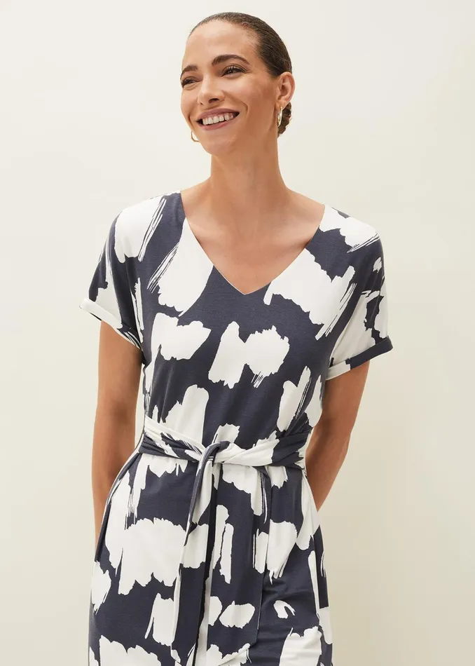 Women Phase Eight Dresses Dotterel Abstract Print Dress