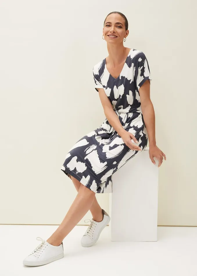 Women Phase Eight Dresses Dotterel Abstract Print Dress