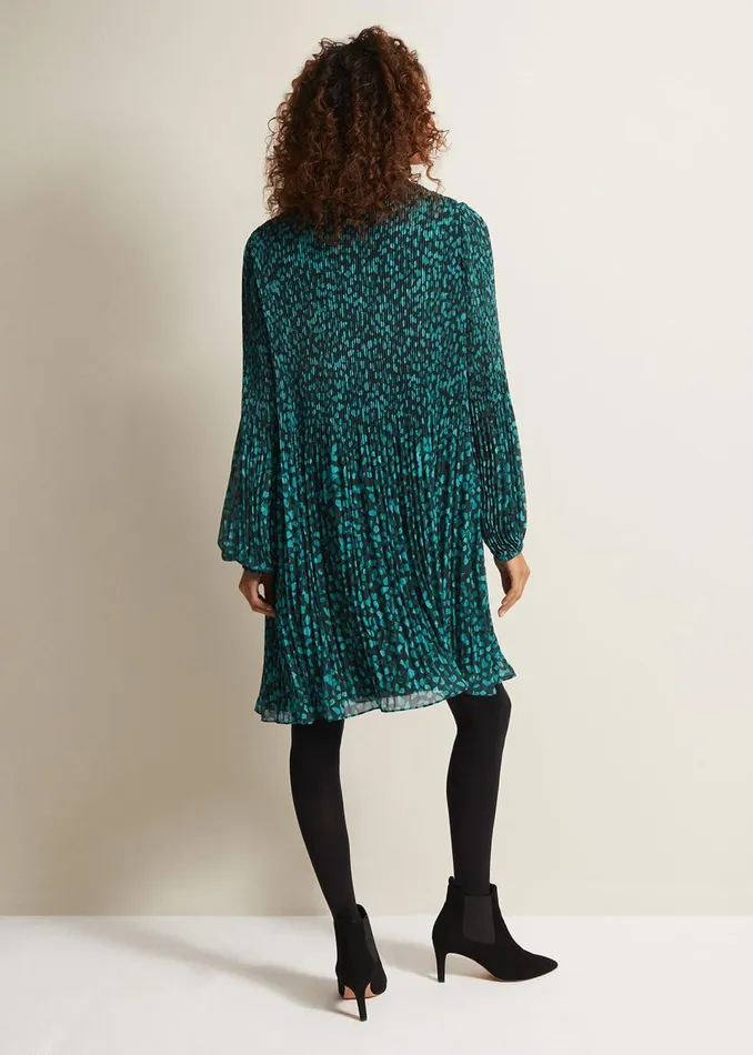Women Phase Eight Dresses Ella Ditsy Pleated Mini Dress