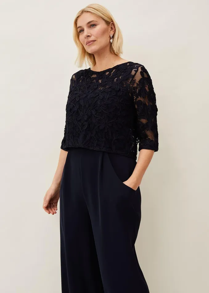 Women Phase Eight Dresses Elodie Tapework Jumpsuit