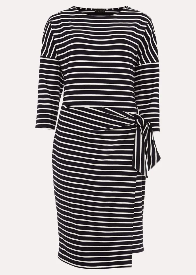 Women Phase Eight Dresses Emerson Stripe Tie Side Dress