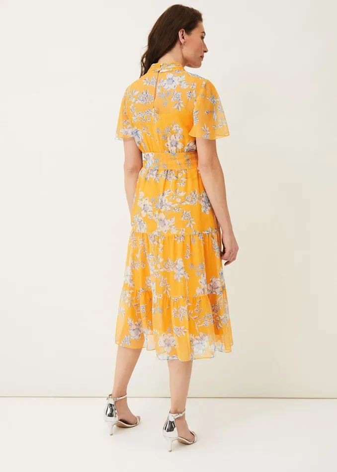 Women Phase Eight Dresses Emmalyn Tiered Georgette Dress