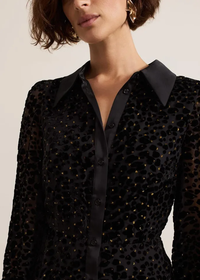 Women Phase Eight Dresses Esin Shimmer Shirt Dress