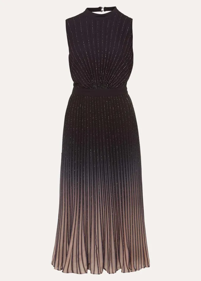 Women Phase Eight Dresses Estella Dark Purple Ombre Midaxi Dress