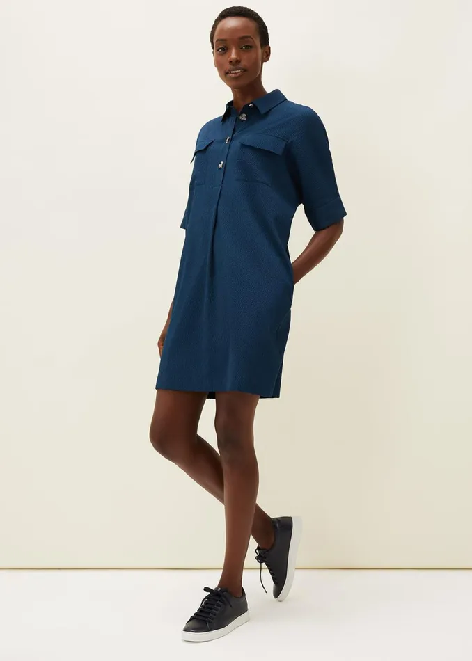Women Phase Eight Dresses Faye Textured Tunic Dress