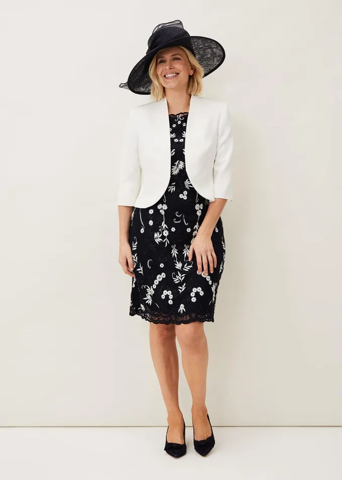 Women Phase Eight Dresses Floris Embroidered Shift Dress