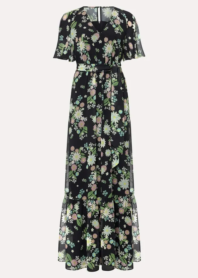 Women Phase Eight Dresses Georgie Floral Tiered Maxi Dress