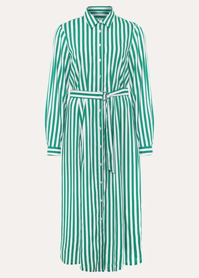Women Phase Eight Dresses Ida Stripe Shirt Midi Dress