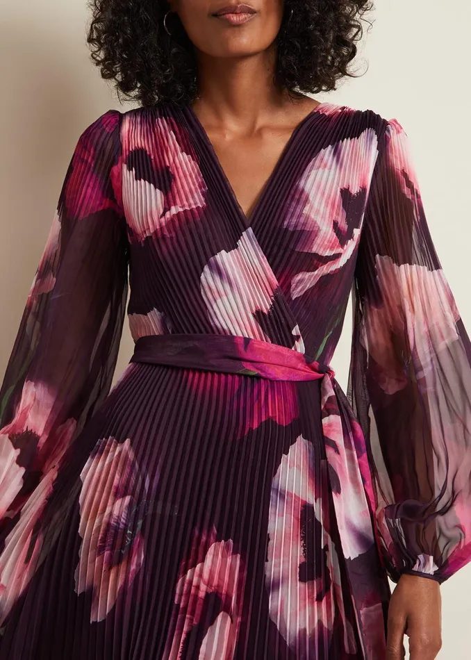 Women Phase Eight Dresses Isadora Pleated Dress