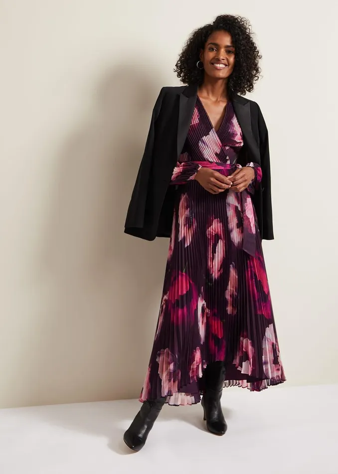 Women Phase Eight Dresses Isadora Pleated Dress