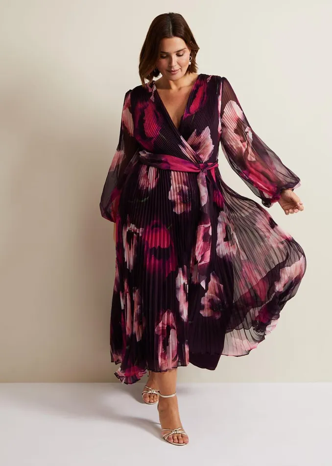Women Phase Eight Dresses Isadora Pleated Dress