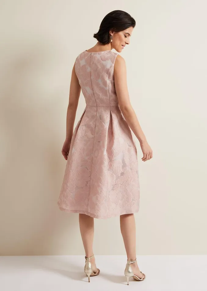 Women Phase Eight Dresses Jacesta Jacquard Fit And Flare Dress