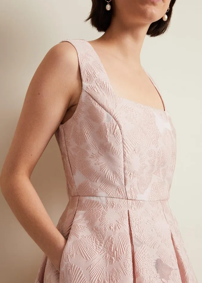 Women Phase Eight Dresses Jacesta Jacquard Fit And Flare Dress