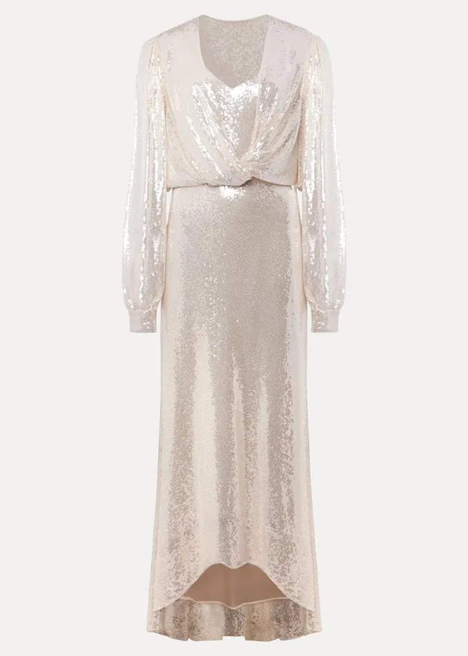 Women Phase Eight Dresses Jamila Sequin Overlay Maxi Dress