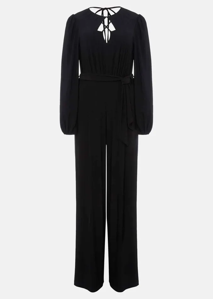 Women Phase Eight Dresses Janece Black Wide Leg Jumpsuit