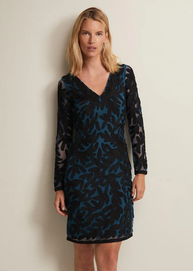 Women Phase Eight Dresses Jasinta Tapework Midi Dress