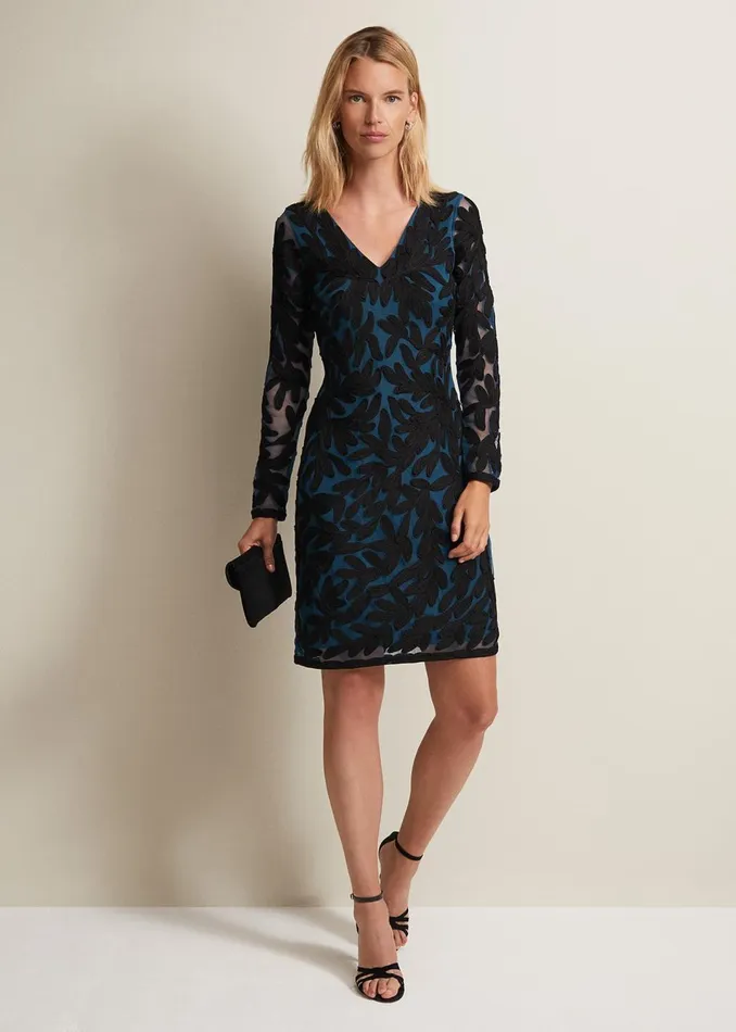 Women Phase Eight Dresses Jasinta Tapework Midi Dress