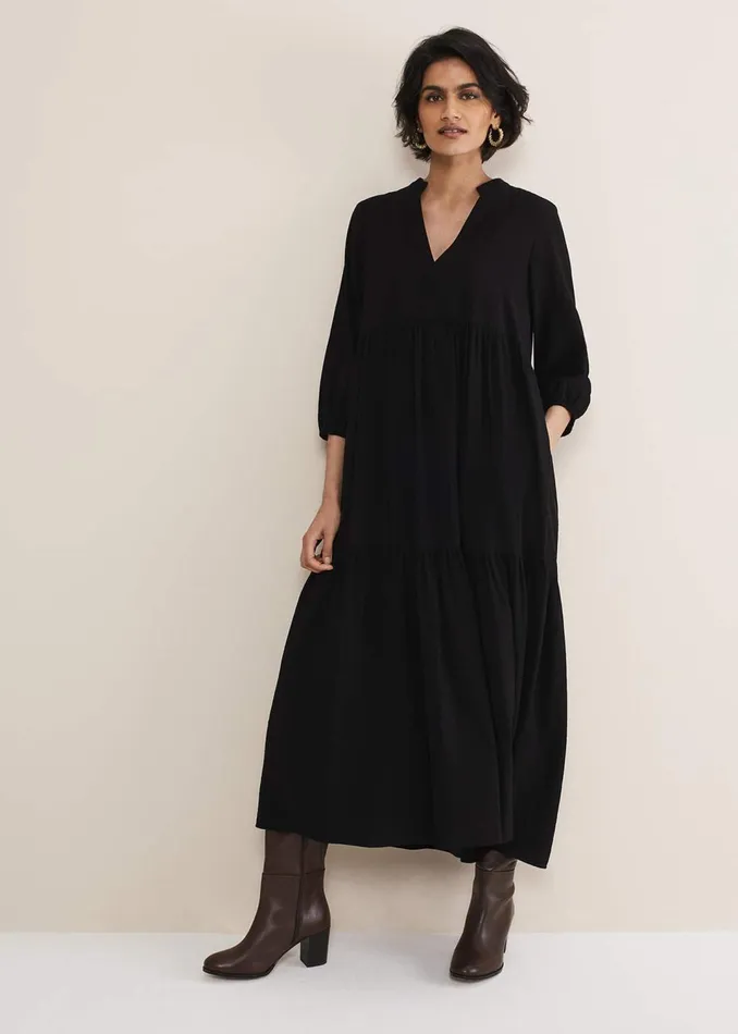Women Phase Eight Dresses Jayde Midaxi Tiered Dress
