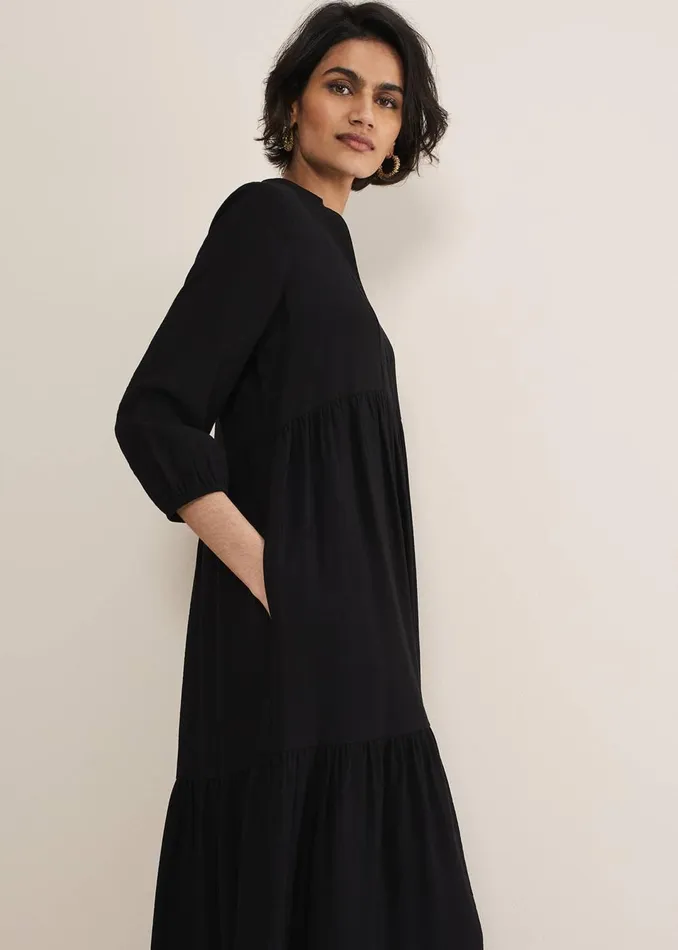Women Phase Eight Dresses Jayde Midaxi Tiered Dress